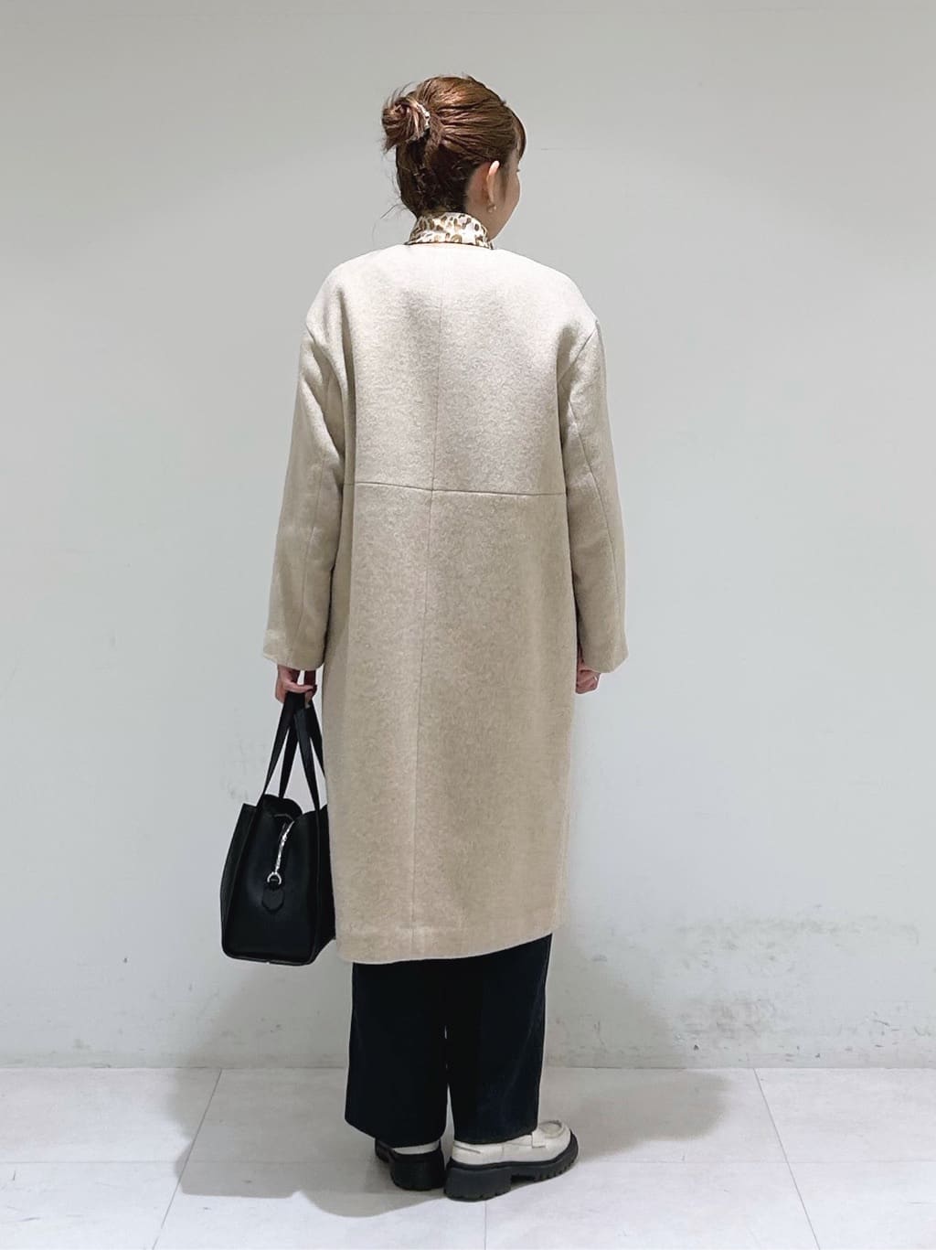 tsuyuさんの「INDIVI｜【軽量／ウール混】ライトフォルム ロングコート」を使ったコーディネート