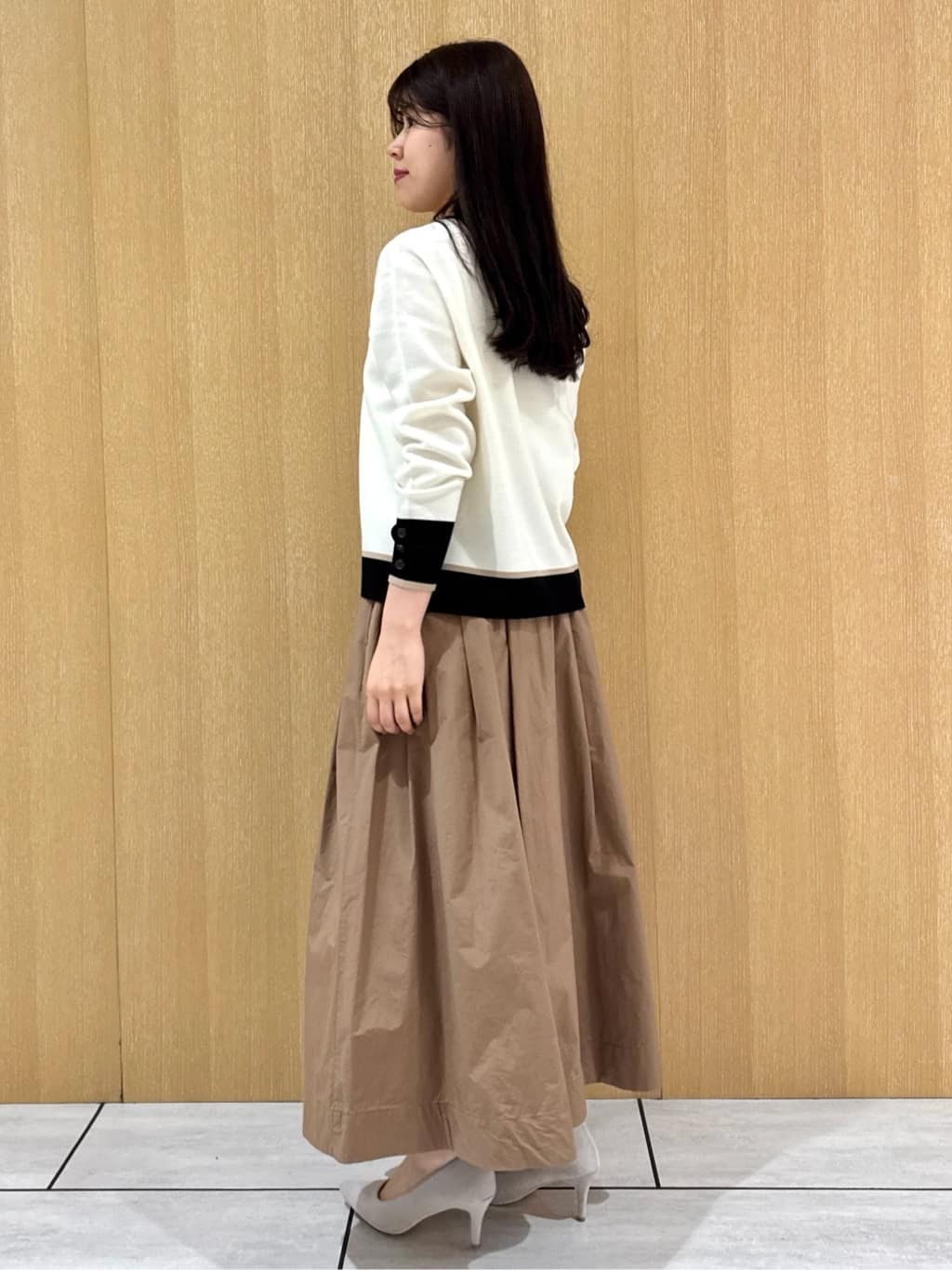 nanaさんの「UNTITLED｜【アンサンブル可/洗える】ウールミラノリブニット」を使ったコーディネート