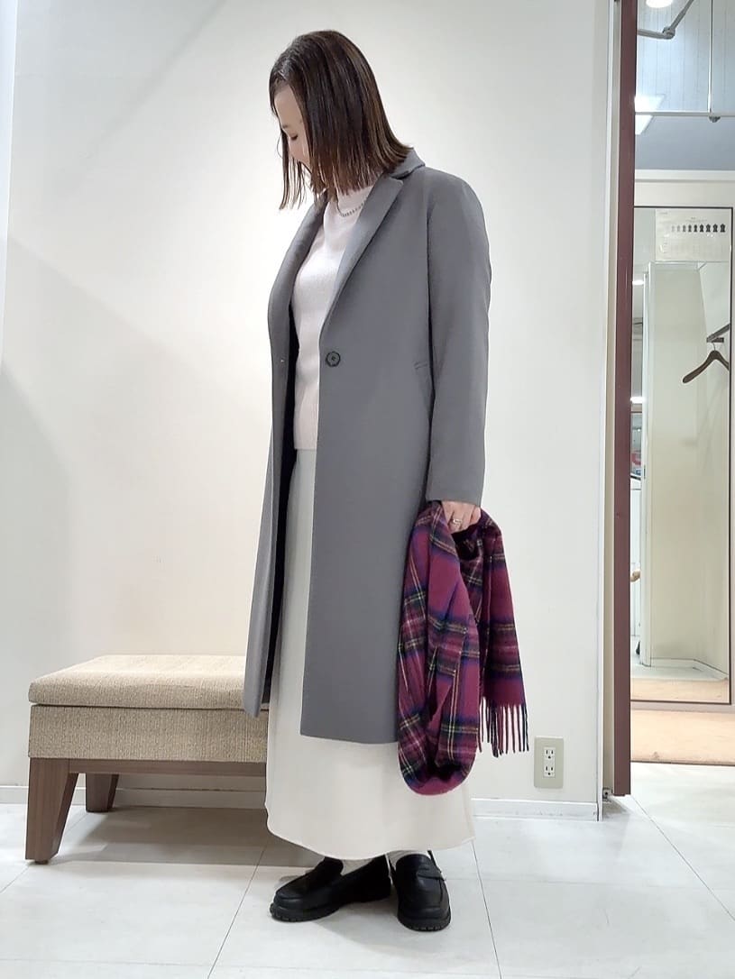 YUIさんの「UNTITLED｜【8色展開/洗える】ウールカシミヤ ハイネックニット」を使ったコーディネート