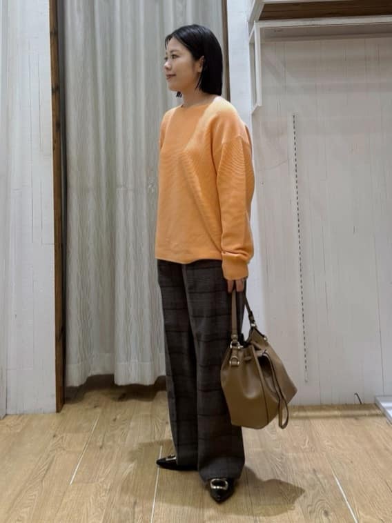 chさんの「THE SHOP TK｜【S-XLサイズ/選べる6色】どこから見ても美しい ガーターニット/洗濯機OK」を使ったコーディネート