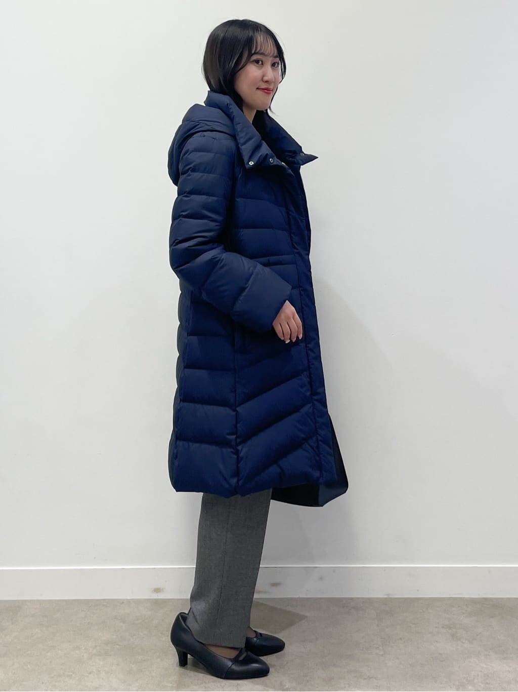 yukariさんの「Reflect｜【SS-4Lサイズ／ウエスト調整可】フーデッドロングダウンコート」を使ったコーディネート