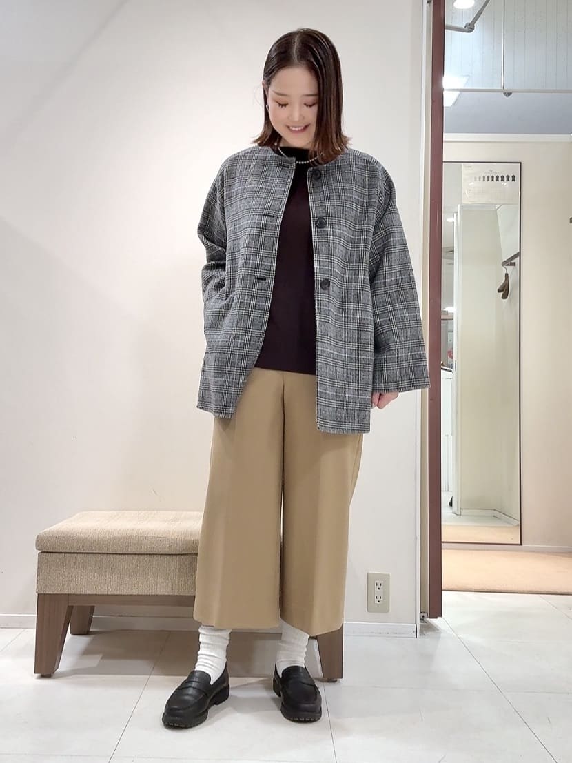 YUIさんの「UNTITLED｜【ミディ丈/軽やか】セミラグランリバー コート」を使ったコーディネート
