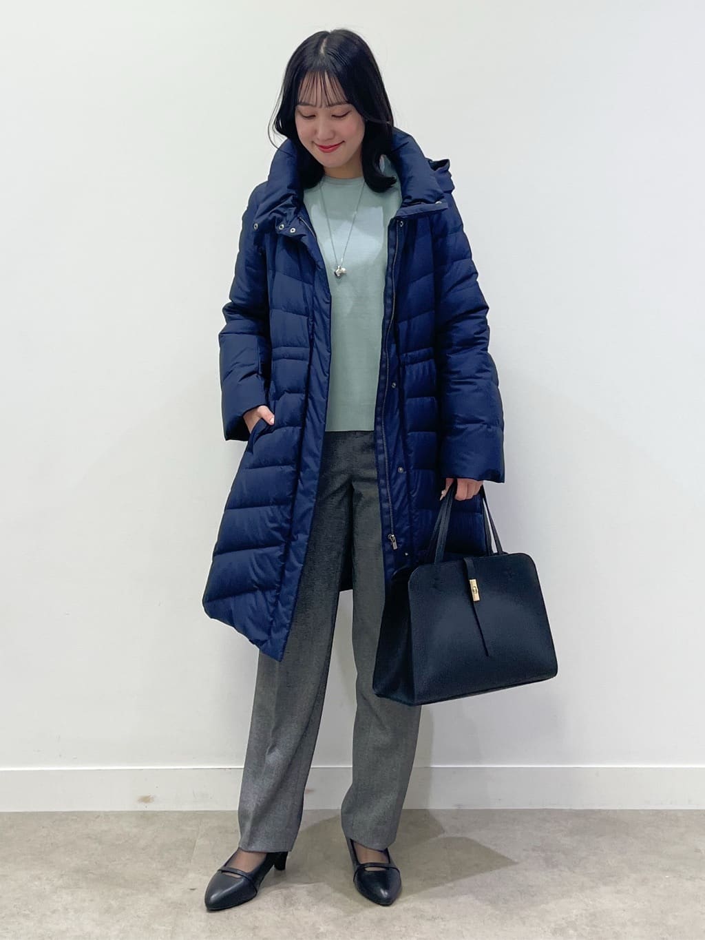 yukariさんの「Reflect｜【SS-4Lサイズ／ウエスト調整可】フーデッドロングダウンコート」を使ったコーディネート