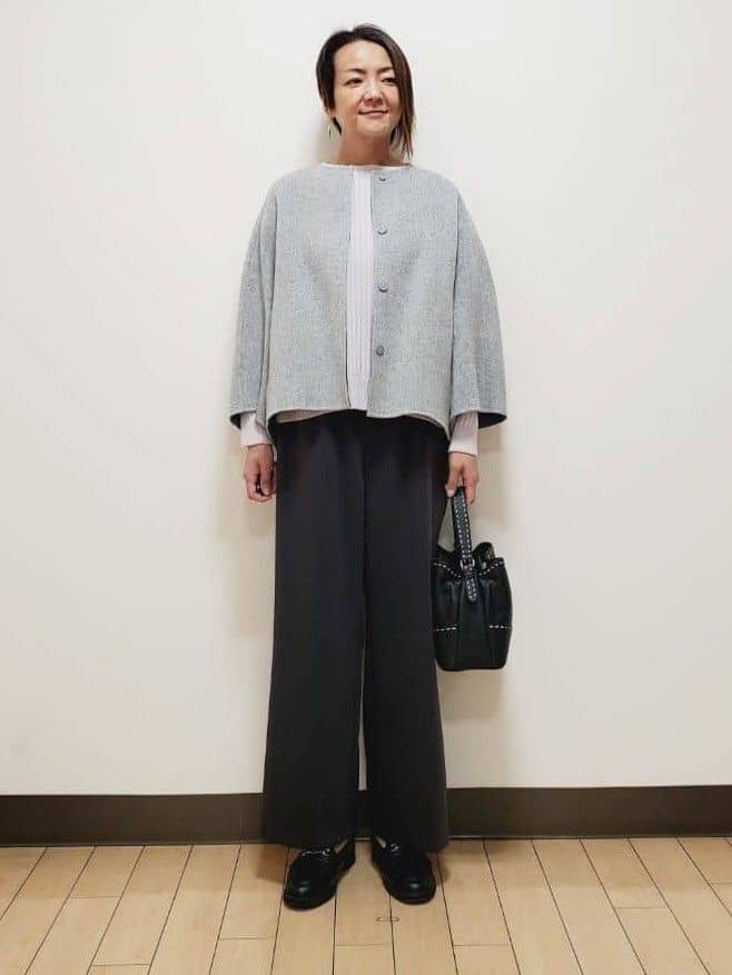 yuuさんの「Reflect｜【ゆったり着られる◎】ワイドリブニットプルオーバー」を使ったコーディネート