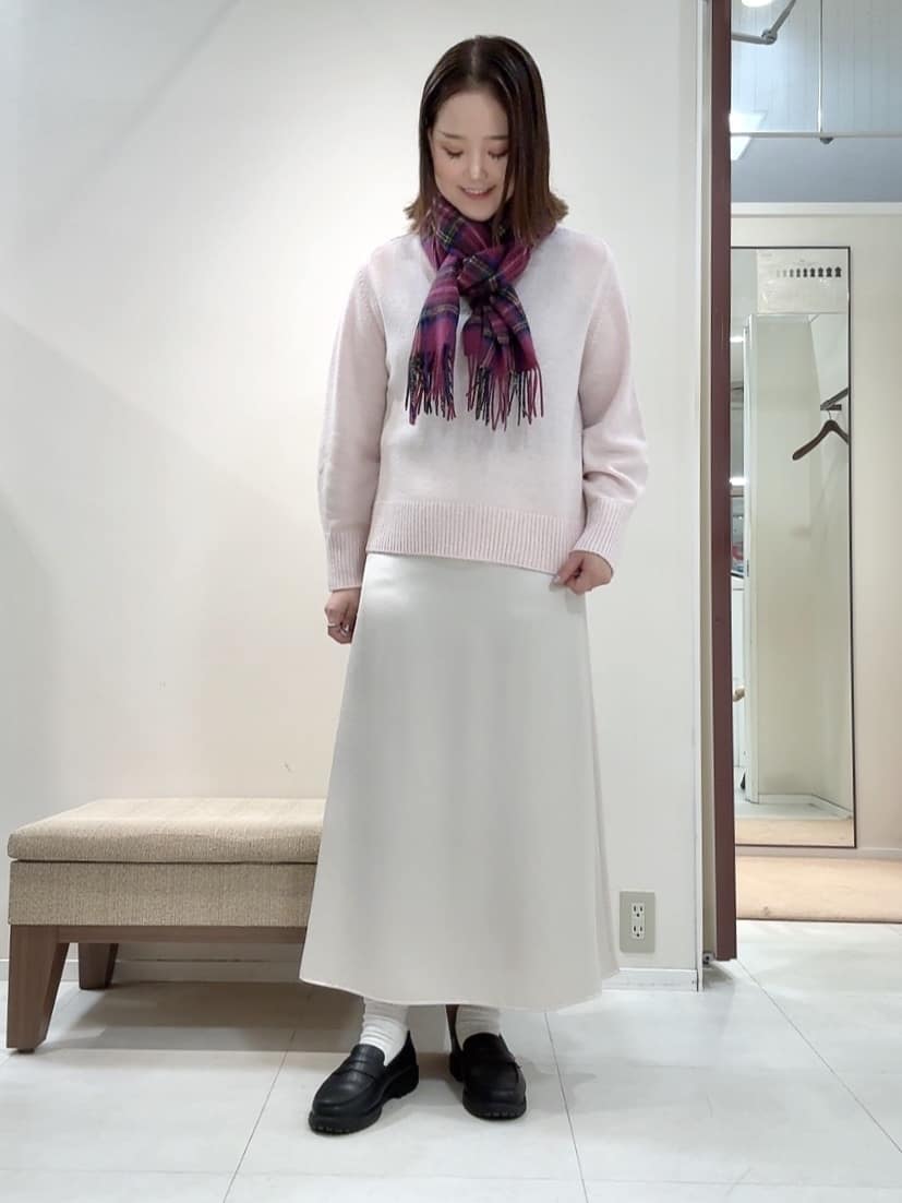 YUIさんの「UNTITLED｜【8色展開/洗える】ウールカシミヤ ハイネックニット」を使ったコーディネート