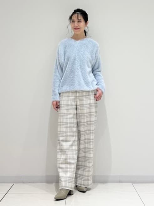 kayoさんの「INDIVI｜【洗える】エアリーシャギートップス」を使ったコーディネート