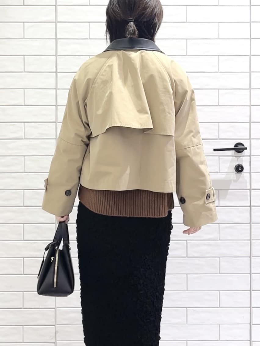 しおりさんの「OPAQUE.CLIP｜ふわふわハイネックニット【洗濯機OK】」を使ったコーディネート