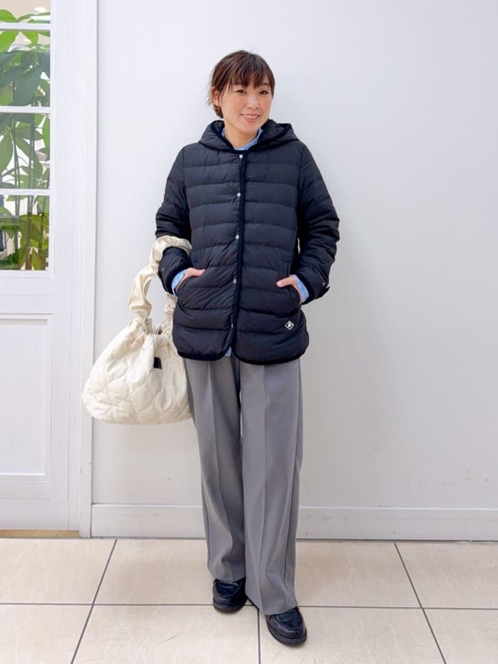 Osawaさんの「Dessin｜【撥水・2WAY】ミュラーダウンコートミドル丈」を使ったコーディネート