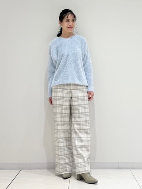 kayoさんの「INDIVI｜【洗える】エアリーシャギートップス」を使ったコーディネート