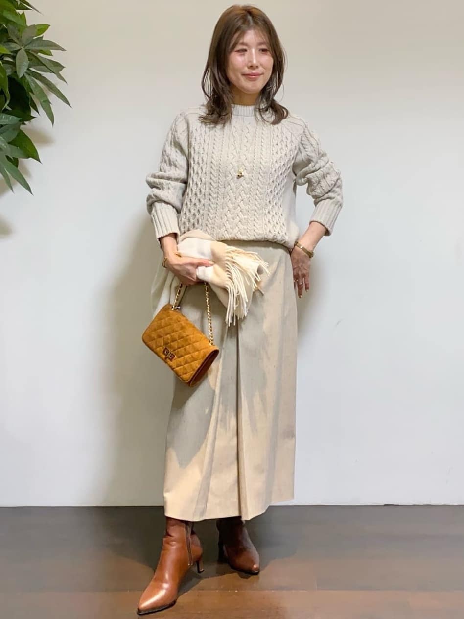 tomoさんの「UNTITLED｜【着回しが効く／オンオフアウター】ウールショートコート」を使ったコーディネート