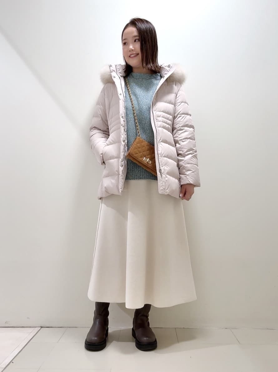 YUIさんの「UNTITLED｜【ゆったり】三つ杢カラーニット」を使ったコーディネート