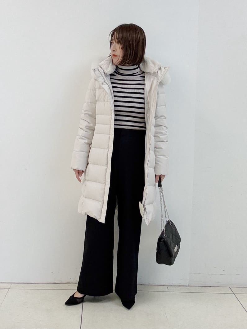 yoshiyaさんの「INDIVI｜キルトフラップバッグ」を使ったコーディネート