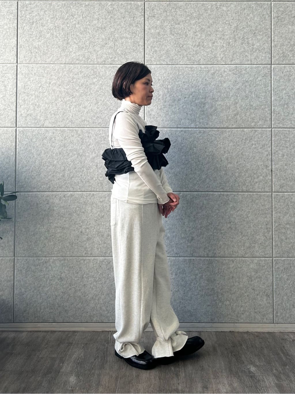 yukoさんの「CODE A｜【Re】ribbon sweat pants」を使ったコーディネート
