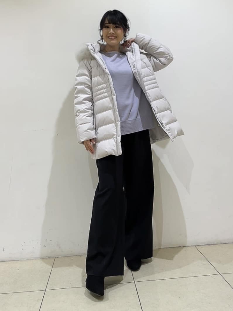watanabeさんの「UNTITLED｜【はっ水機能/フード取り外し可】ミディダウンコート」を使ったコーディネート