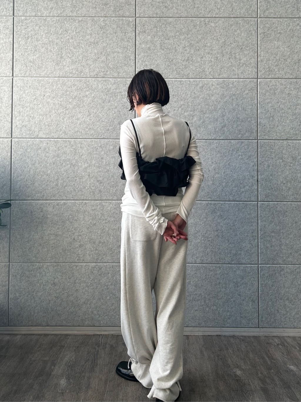 yukoさんの「CODE A｜【Re】ribbon sweat pants」を使ったコーディネート