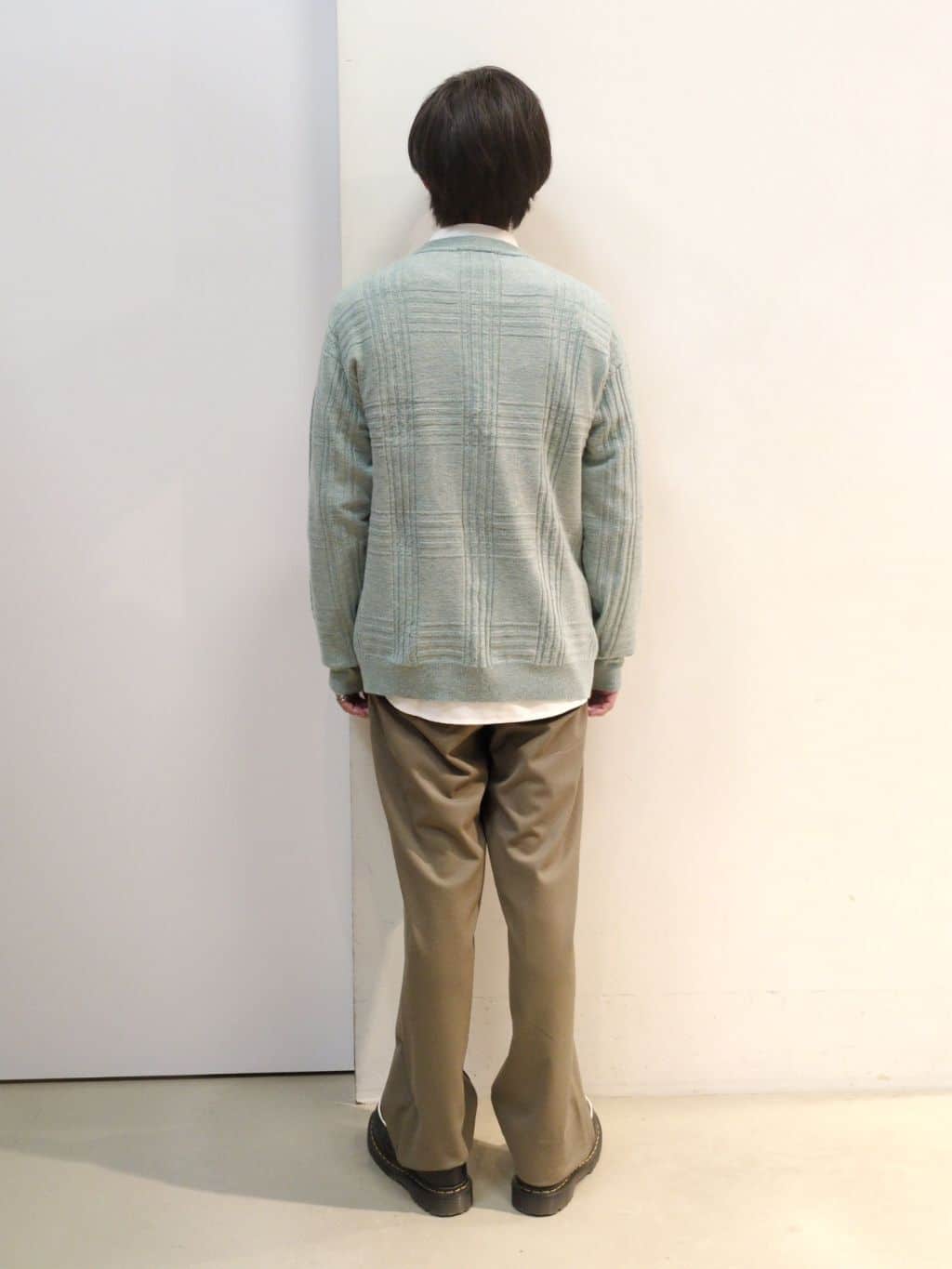 takeさんの「THE SHOP TK｜【優しい肌触り】カシミヤタッチ チェックニット　洗濯機OK」を使ったコーディネート