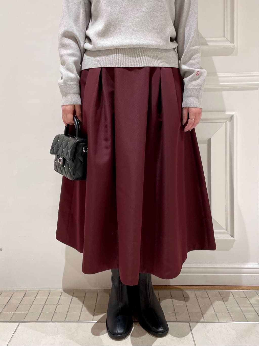 minowaさんの「DRESSTERIOR｜◆ウォッシャブルコットンカシミヤプルオーバーニット」を使ったコーディネート