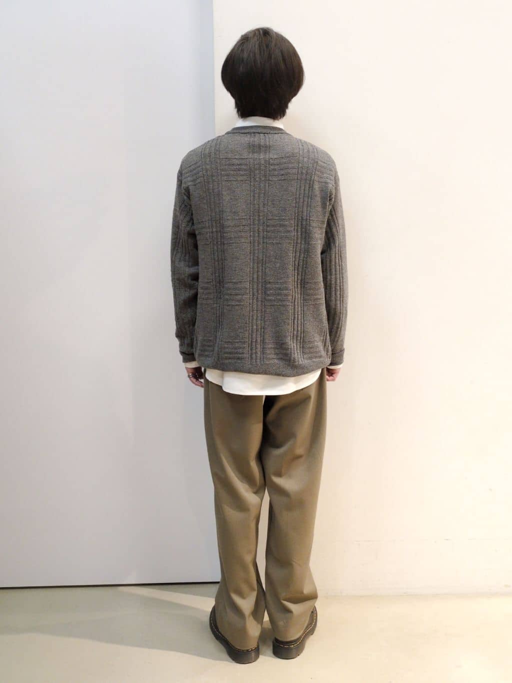 takeさんの「THE SHOP TK｜【優しい肌触り】カシミヤタッチ チェックニット　洗濯機OK」を使ったコーディネート