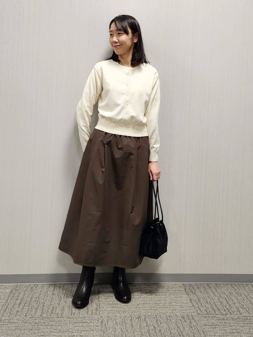 naraさんの「Dessin｜【1枚着/2WAY】ドッキングワンピース」を使ったコーディネート