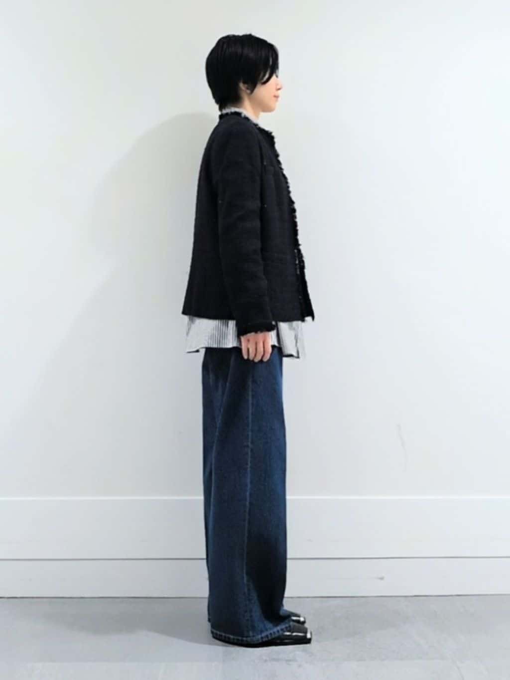 ミズタさんの「UNTITLED｜【仕事着/スーツ】ファンシーツイード ジャケット」を使ったコーディネート