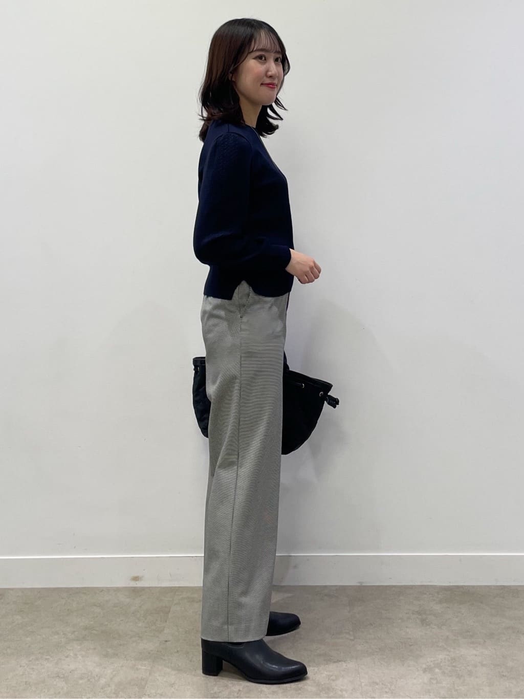 yukariさんの「Reflect｜【SS-4Lサイズ／衿が顔に当たらない◎】スタンドネックミドルコート」を使ったコーディネート