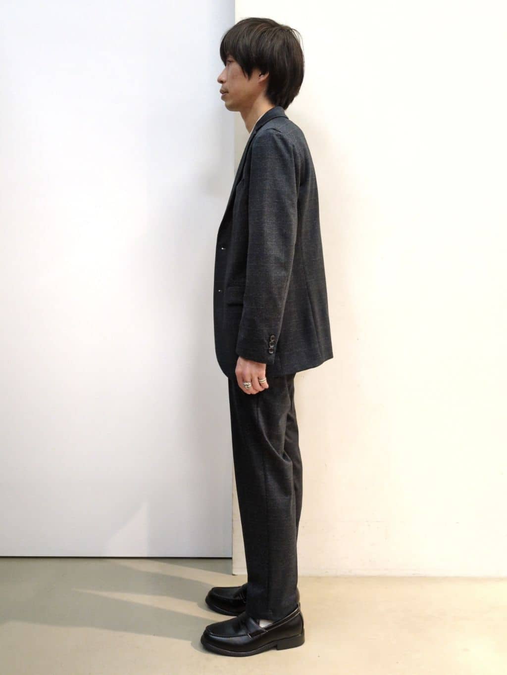 takeさんの「THE SHOP TK｜【動きやすい、快適ビジネスジャケット】TRジャージ ジャケット　セットアップ可/洗濯機OK/ストレッ」を使ったコーディネート