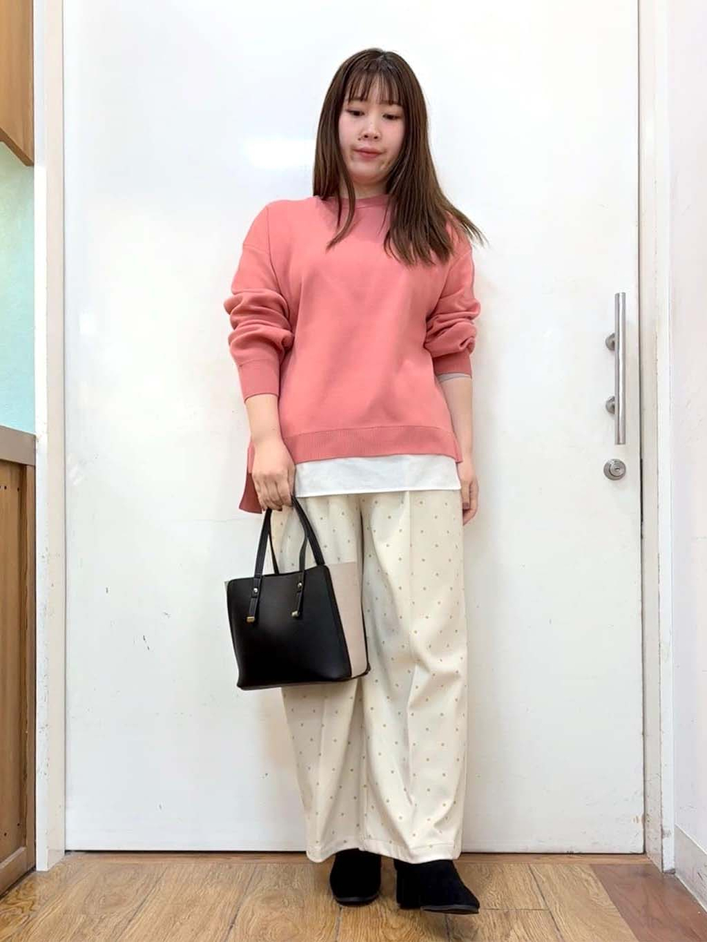 だいわさんの「SHOO･LA･RUE｜【高レビュー/洗濯機可/S-LL】さらに軽くなった スポンディッシュ裾フェイクトップス」を使ったコーディネート