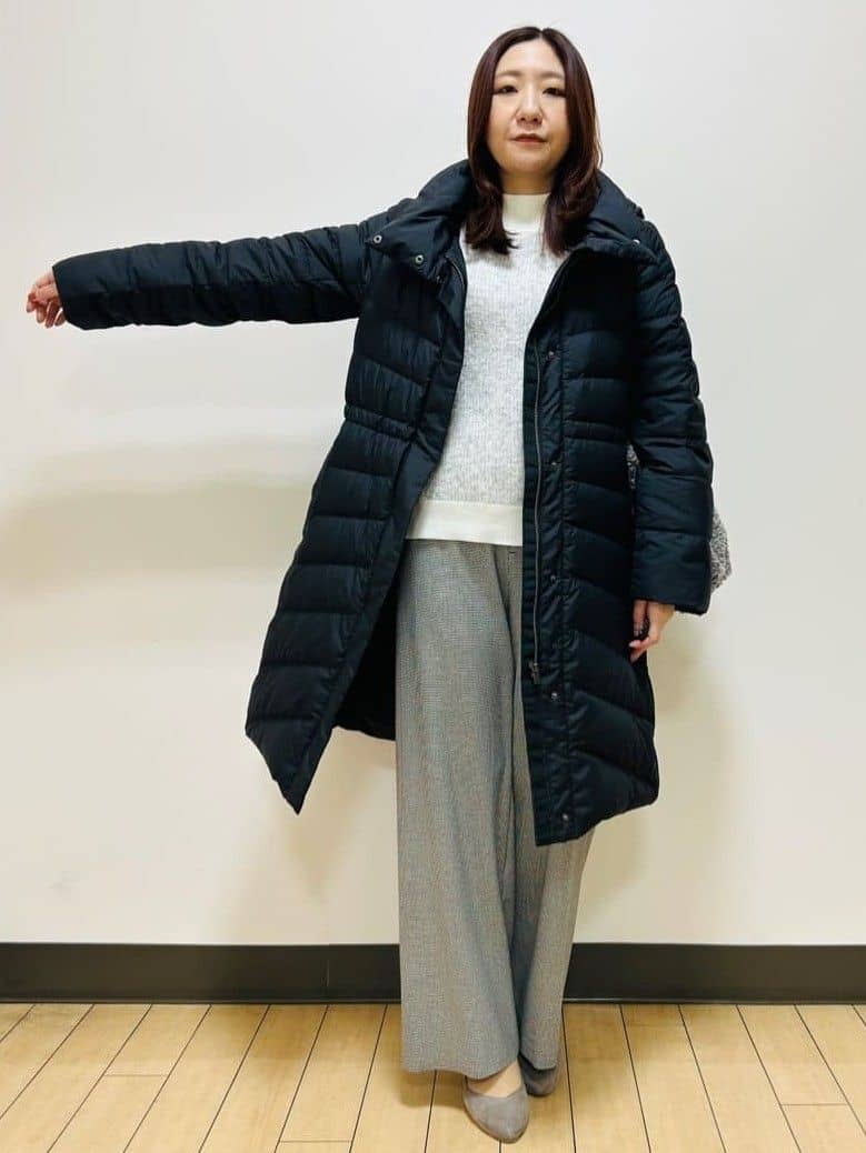 miiiさんの「Reflect｜【裏起毛／ゆったりシルエット】ストレートワイドパンツ」を使ったコーディネート