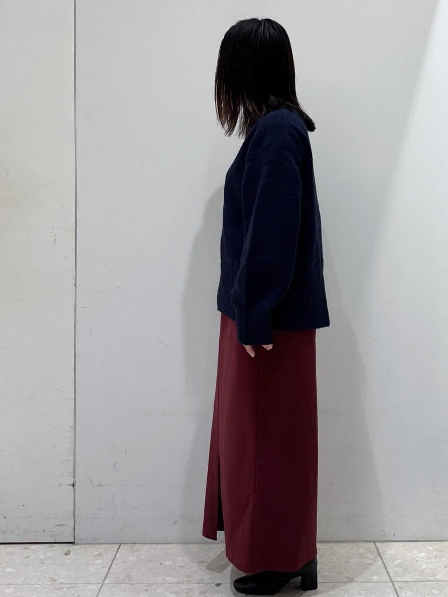 mameさんの「OPAQUE.CLIP｜ふわふわハイネックニット【洗濯機OK】」を使ったコーディネート