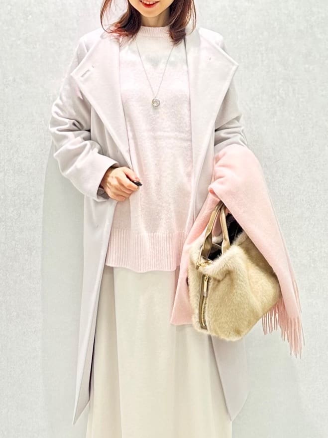 Miwaさんの「UNTITLED｜【きれいめ/スタイリッシュ】2WAYスタンドカラーロングコート」を使ったコーディネート