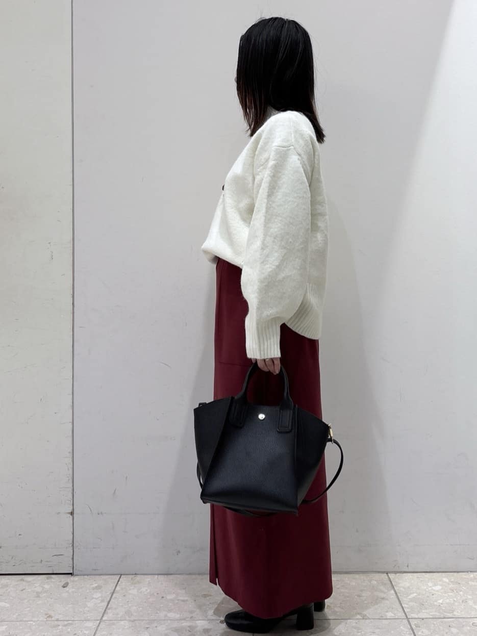 mameさんの「OPAQUE.CLIP｜ふわふわハイネックニット【洗濯機OK】」を使ったコーディネート