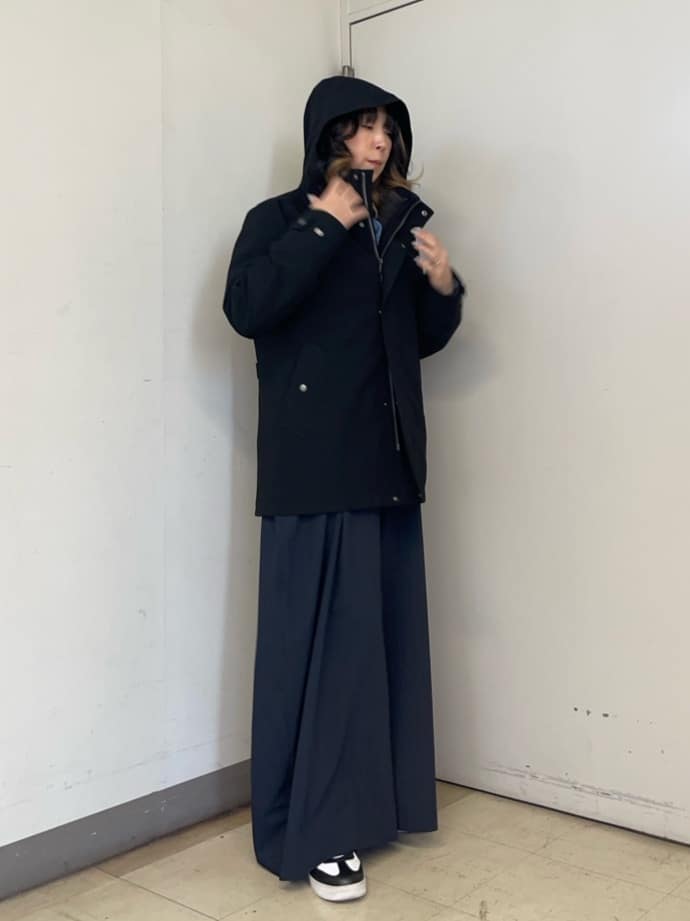 iwさんの「TAKEO KIKUCHI｜【3WAY】ドビー ダウンライナー付ブルゾン」を使ったコーディネート