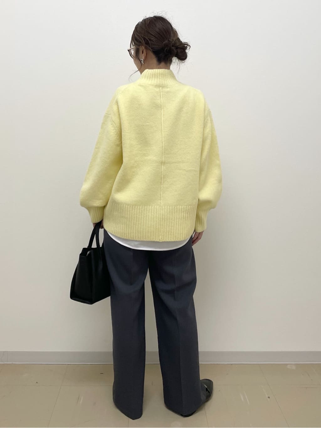 Akiさんの「OPAQUE.CLIP｜ふわふわハイネックニット【洗濯機OK】」を使ったコーディネート