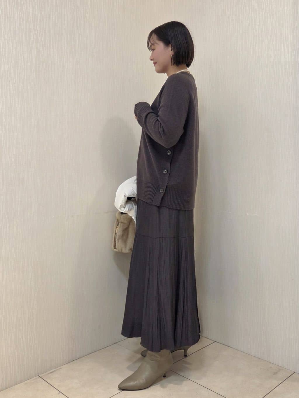 naokoさんの「UNTITLED｜【トレンド/撥水機能/防寒】ショートダウンコート」を使ったコーディネート