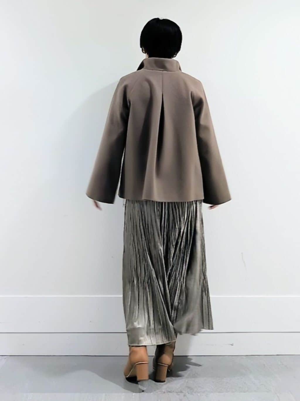 ミズタさんの「UNTITLED｜【洗える】スポンディッシュ ケーブル柄ニット」を使ったコーディネート
