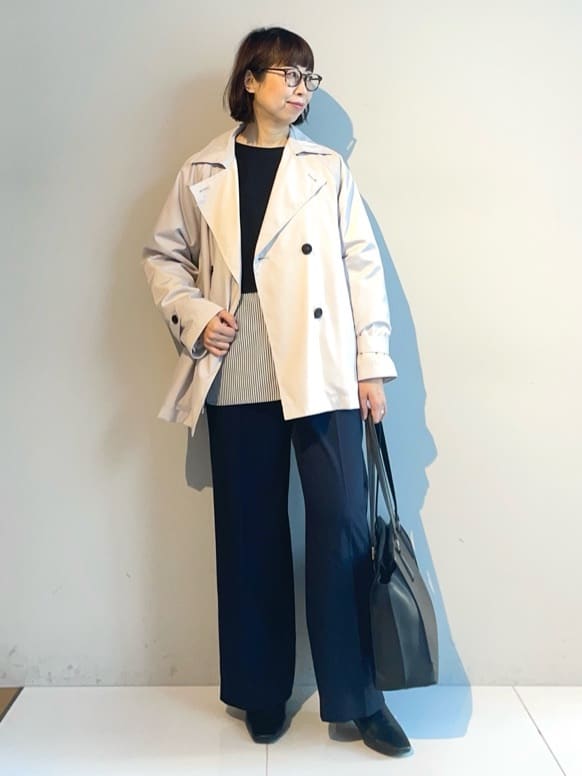 murayamaさんの「INDIVI｜【洗える／UVケア】レイヤード風デザイントップス」を使ったコーディネート