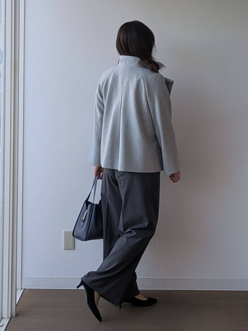 なみきさんの「UNTITLED｜【着回しが効く／オンオフアウター】ウールショートコート」を使ったコーディネート