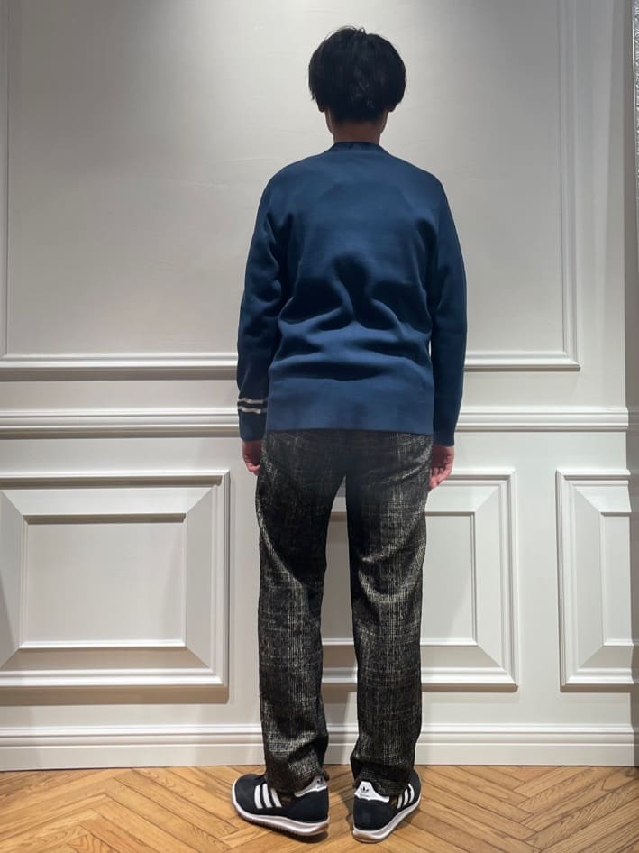 橋本さんの「DRESSTERIOR｜ウォッシャブル コットンカシミヤスムースカーディガン」を使ったコーディネート