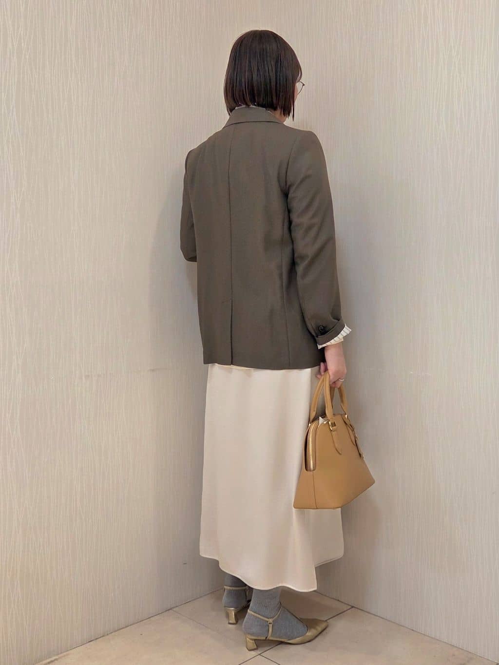 naokoさんの「UNTITLED｜【セットアップ可】ウールライク ダブルブレストジャケット」を使ったコーディネート