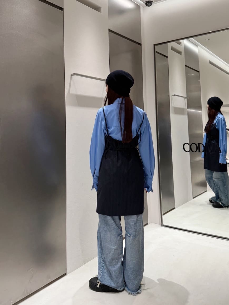 kanamiさんの「CODE A｜tailored mood mini dress」を使ったコーディネート