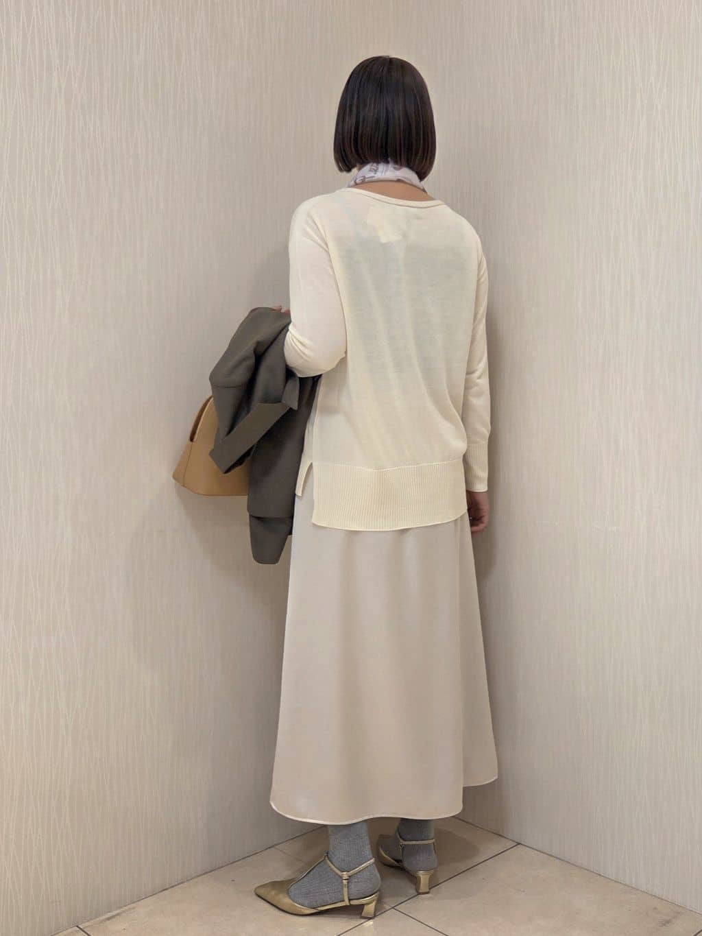 naokoさんの「UNTITLED｜【セットアップ可】ウールライク ダブルブレストジャケット」を使ったコーディネート
