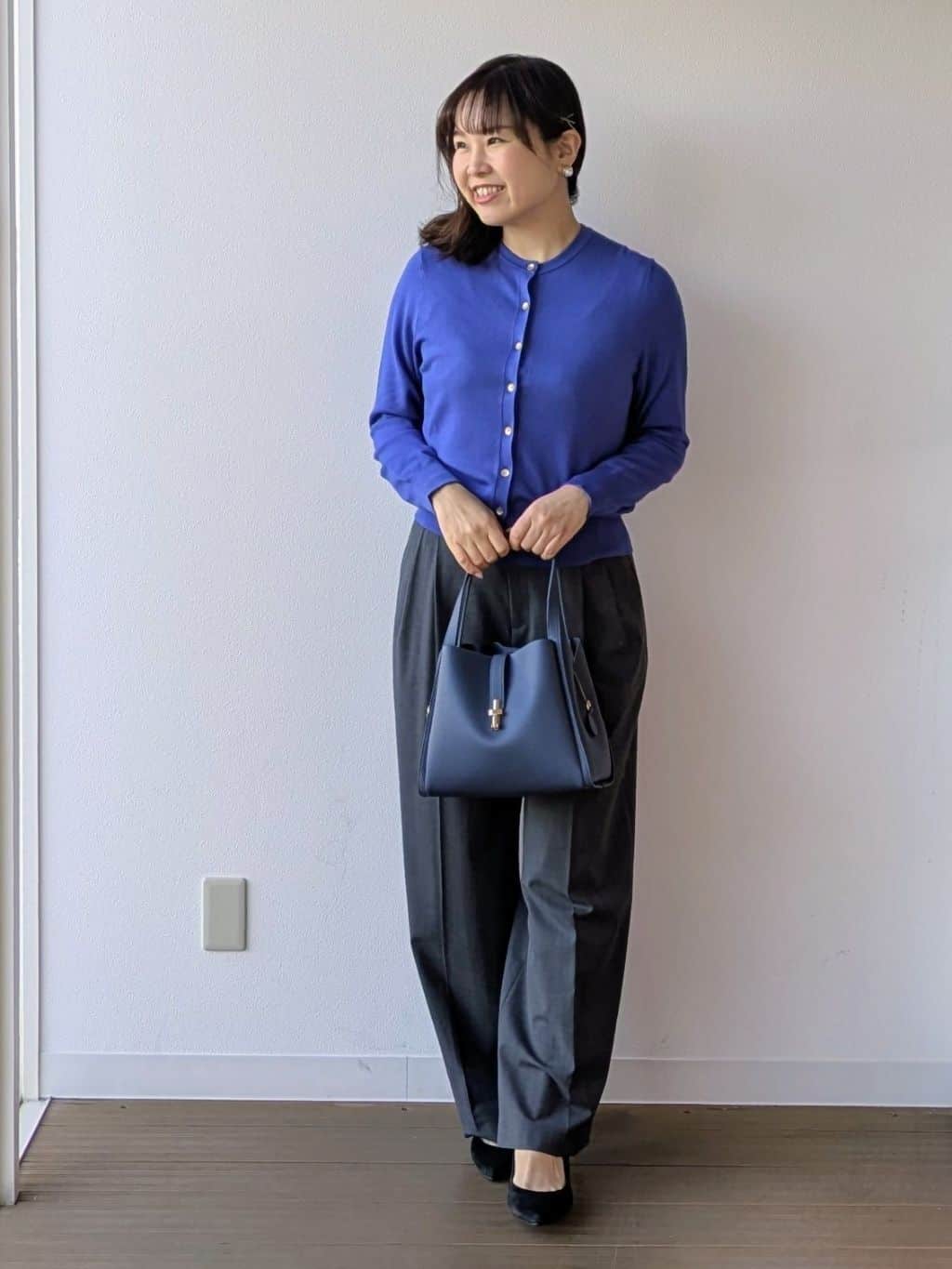 なみきさんの「UNTITLED｜【アンサンブル可/洗える】ウォームスパン カーディガン」を使ったコーディネート