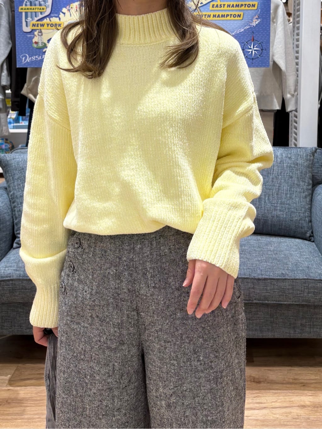 yuinaさんの「Dessin｜【撥水・2WAY】ミュラーダウンコートミドル丈」を使ったコーディネート