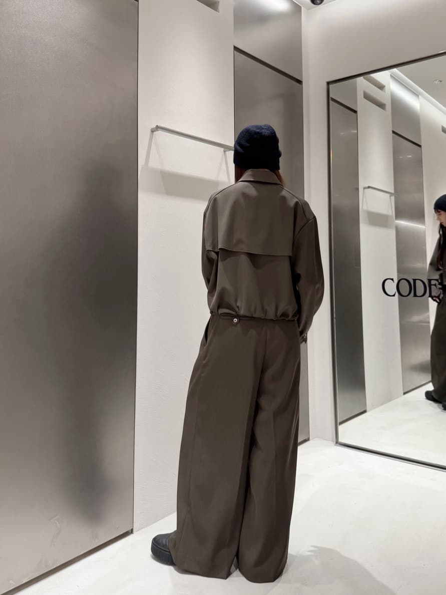 kanamiさんの「CODE A｜urban tailor wide trousers」を使ったコーディネート