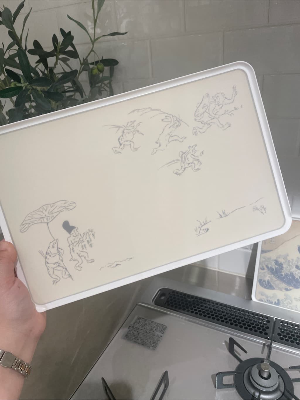 まのちゃんさんの「212 KITCHEN STORE｜Licute Art Cutting board Fugaku （富嶽三十六景モチーフのまな板）」を使ったコーディネート