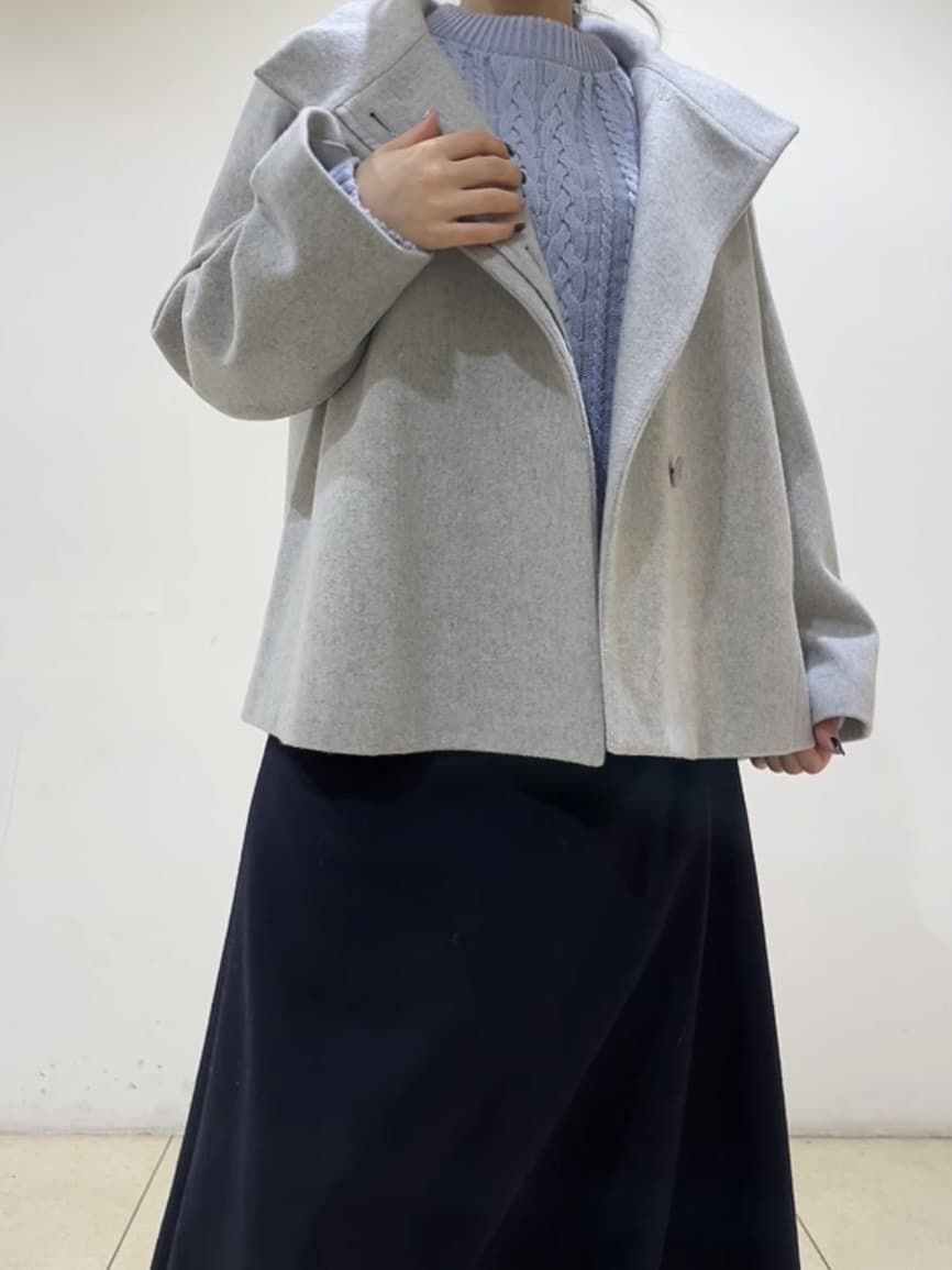watanabeさんの「UNTITLED｜【着回しが効く／オンオフアウター】ウールショートコート」を使ったコーディネート
