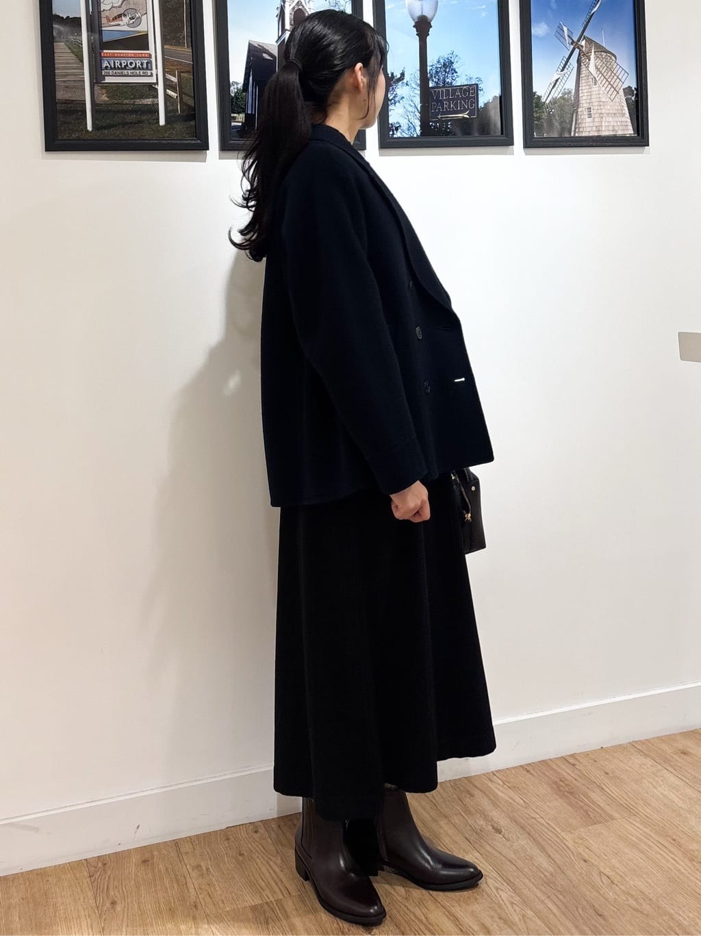 Ririkaさんの「Dessin｜【2点セット・洗える】シャギーベストニットワンピース」を使ったコーディネート