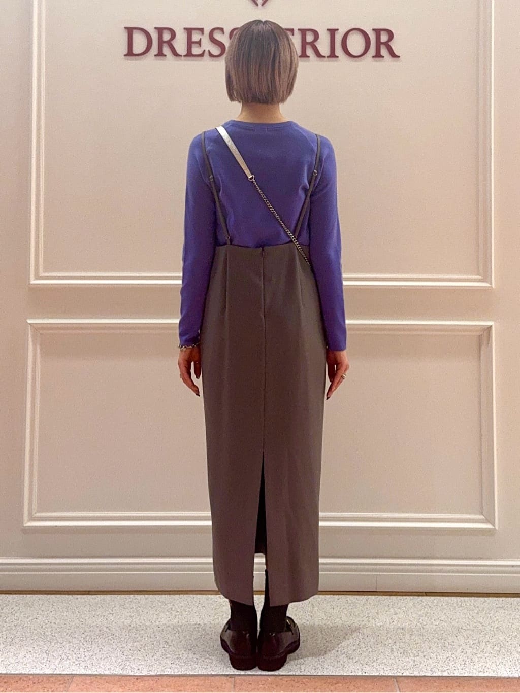 renaさんの「DRESSTERIOR｜◆【美人百花/モデル美香着用】コンフォートアイラインキャミワンピース」を使ったコーディネート