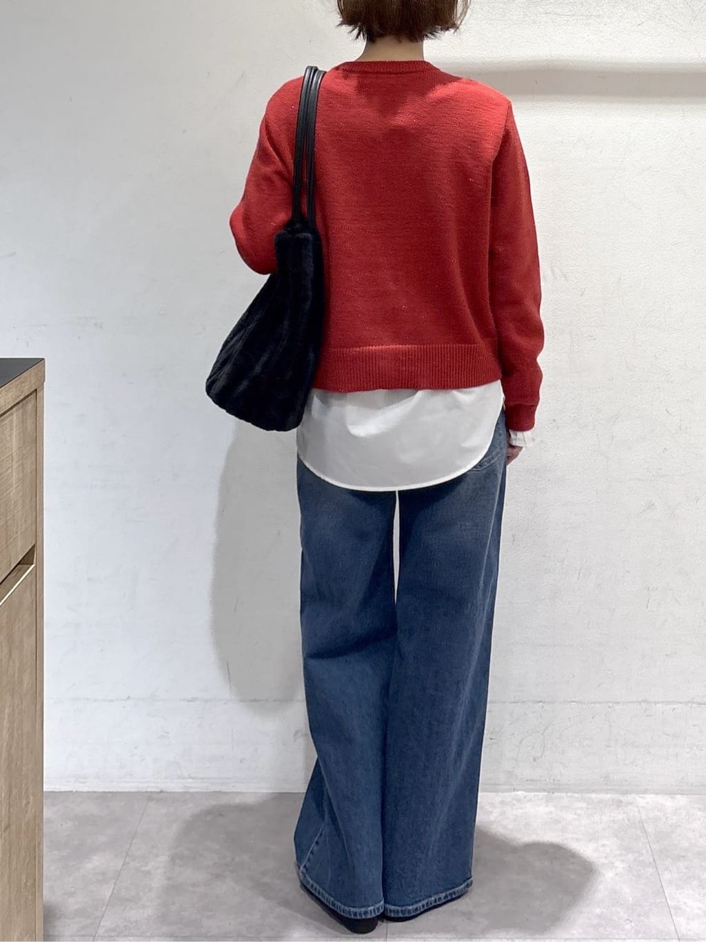 たけねぇさんの「OPAQUE.CLIP｜金ボタンラメニットカーディガン【洗濯機OK】」を使ったコーディネート