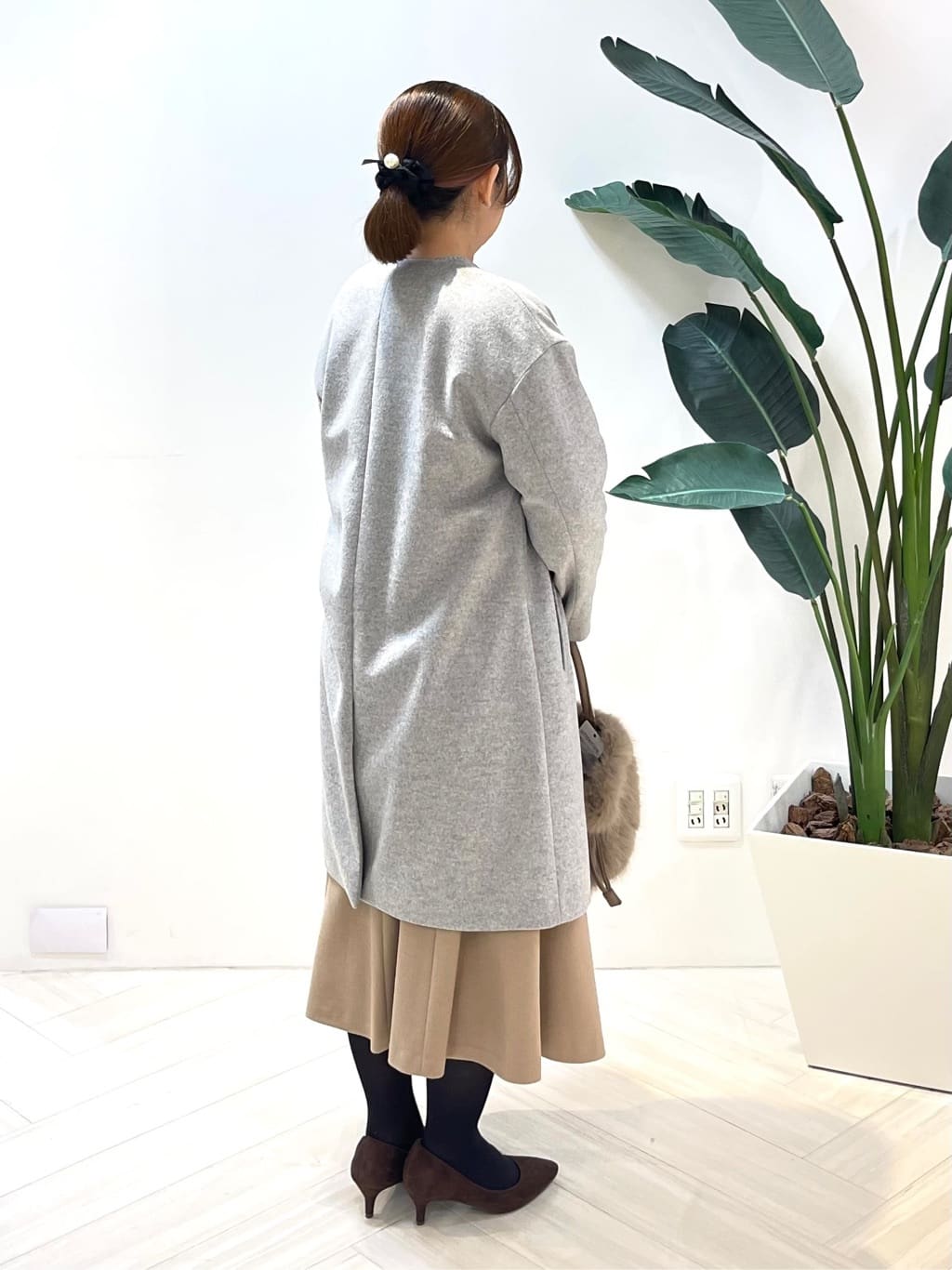 Tomoさんの「UNTITLED｜【セットアップ可/ゆったり】ウール混ラメニット」を使ったコーディネート